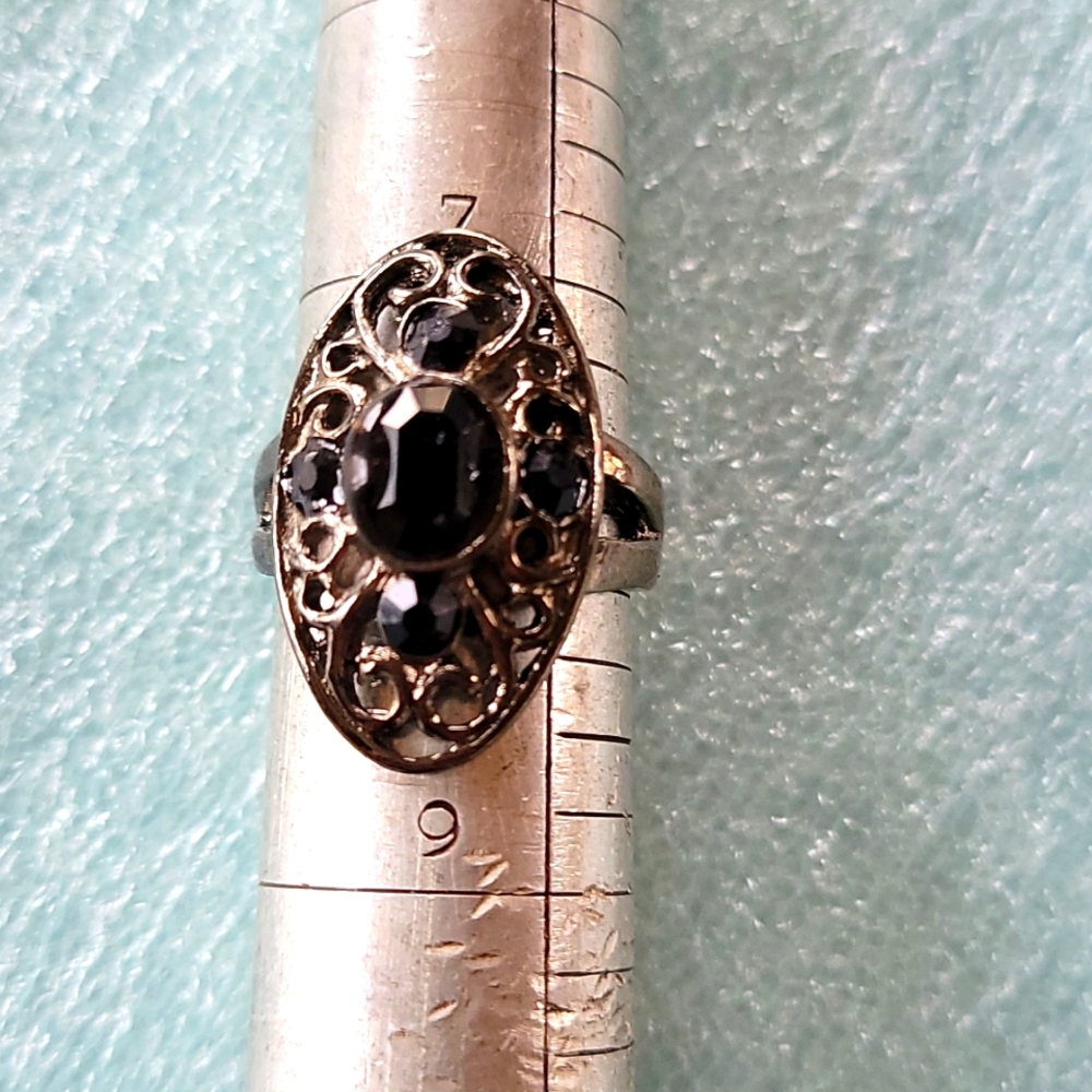 Filigree SM Platinum Color Ring - 8